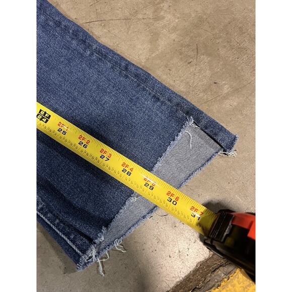 Mother The Runaway Step Fray Blue Jeans In Leaps And Bounds size 29 X 30 - Picture 7 of 16